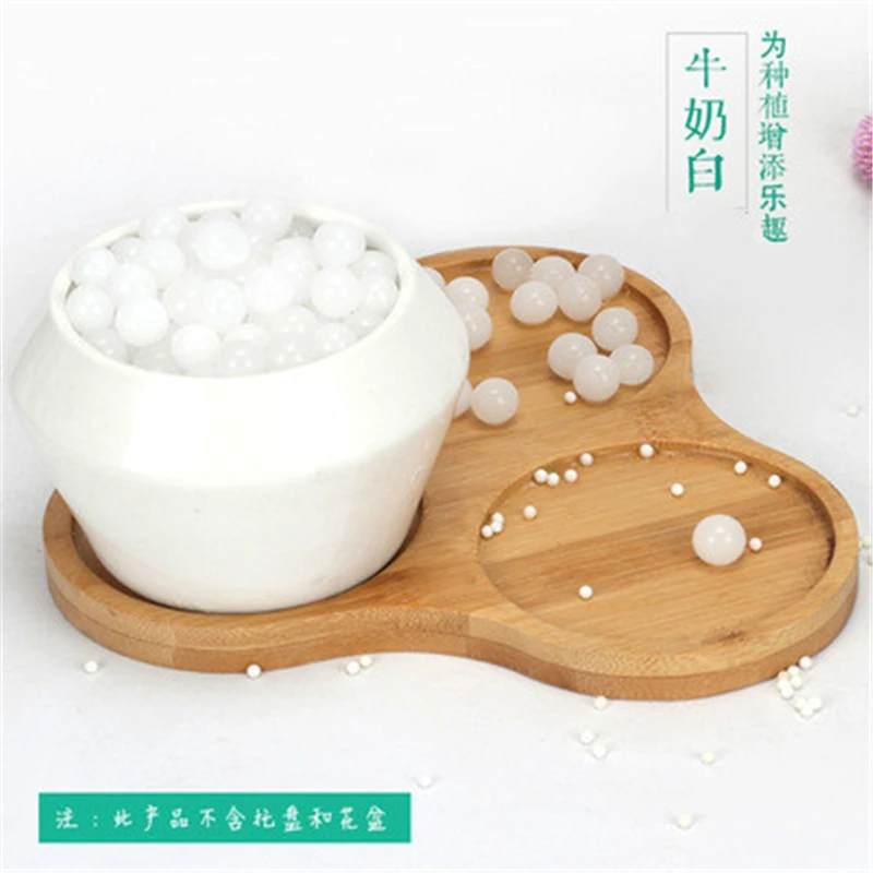 160 шт абсорбирующие Бусины Красочные жемчужные в форме кристаллов почвы