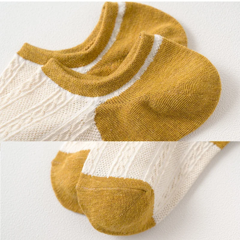 5 пар/лот носки женские зимние Харадзюку корейский стиль Япония невидимые