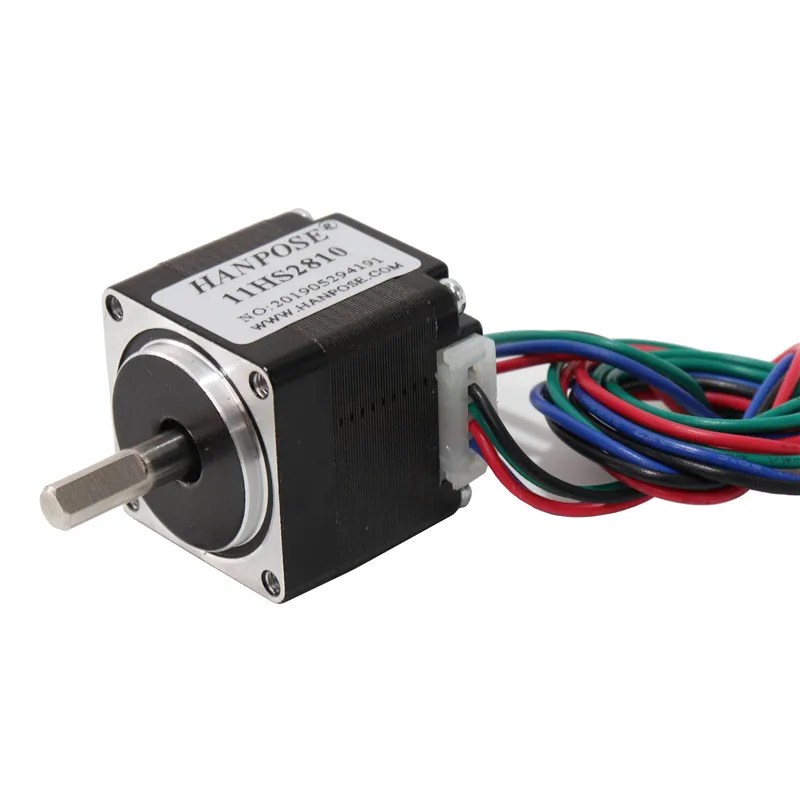 NEMA11 hybrid Stepper motor 11HS2810 3410 5010 28x28x34mm 0.17N.m 2 phases 4 wires 1.8 degrees for 3D Medical machinery |