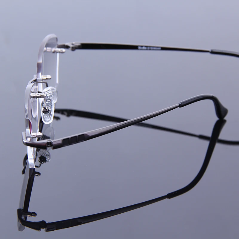 Роскошные очки для чтения мужские без оправы по рецепту близорукости с