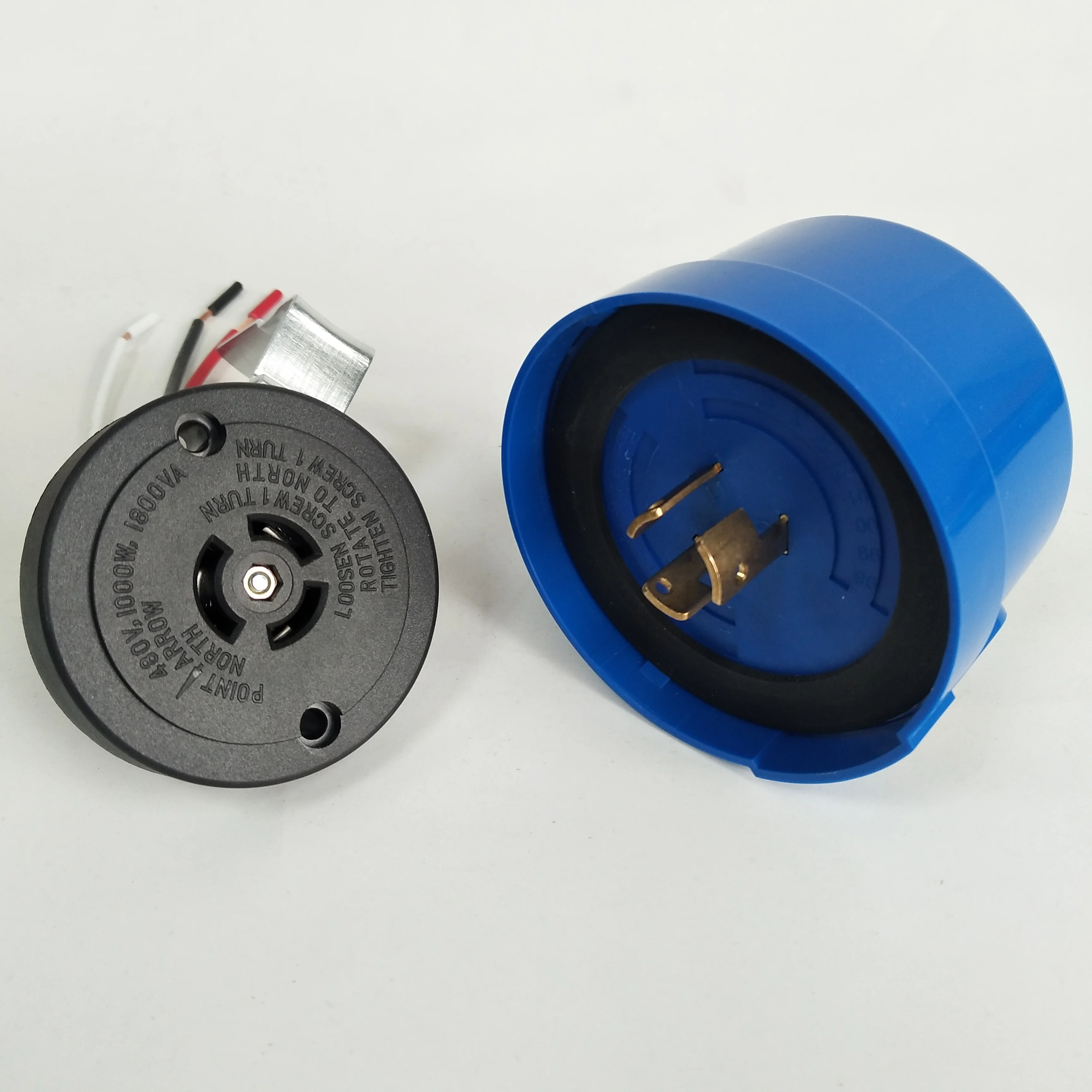 220V 120V 24V 12V 10A с твист замок штепсельные розетки держатель фотоэлемент Управление