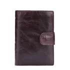 Новинка, мужской кошелек, портмоне из натуральной кожи, брендовый дизайнерский мужской клатч, кошелек с кармашком для денег, многофункциональный кошелек для монет N088