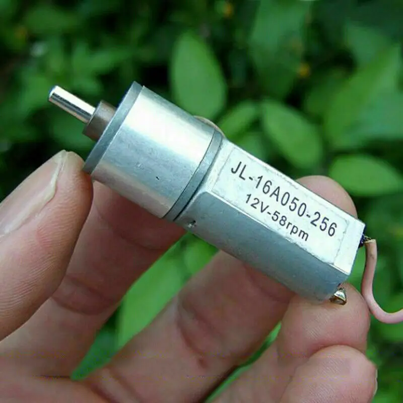 DC 6V 9V 12V 58RPM Micro Mini 16mm полностью Металлическая шестерня редуктора двигателя