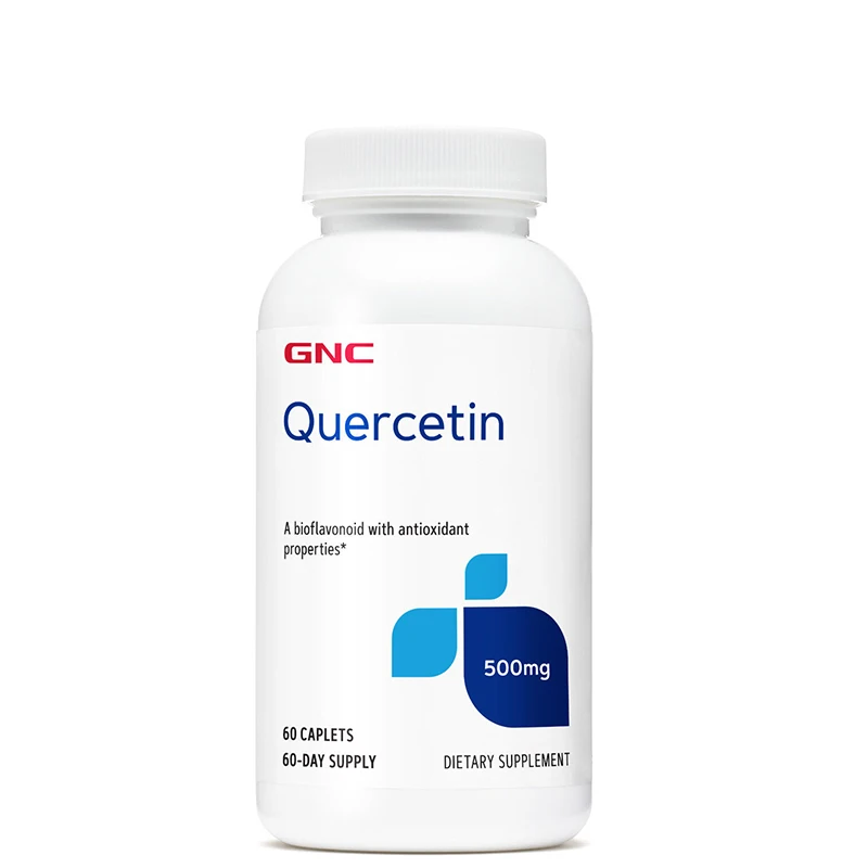 Free Shipping Quercetin a bioflaronoid with antioxidant properties 500 mg 60 Caplets