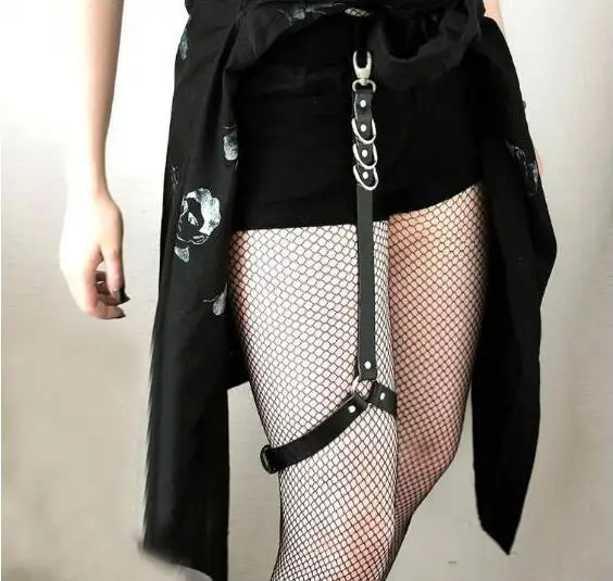 Новая нога металлическая цепь кисточкой подвязки Ремни упряжь женские чулки