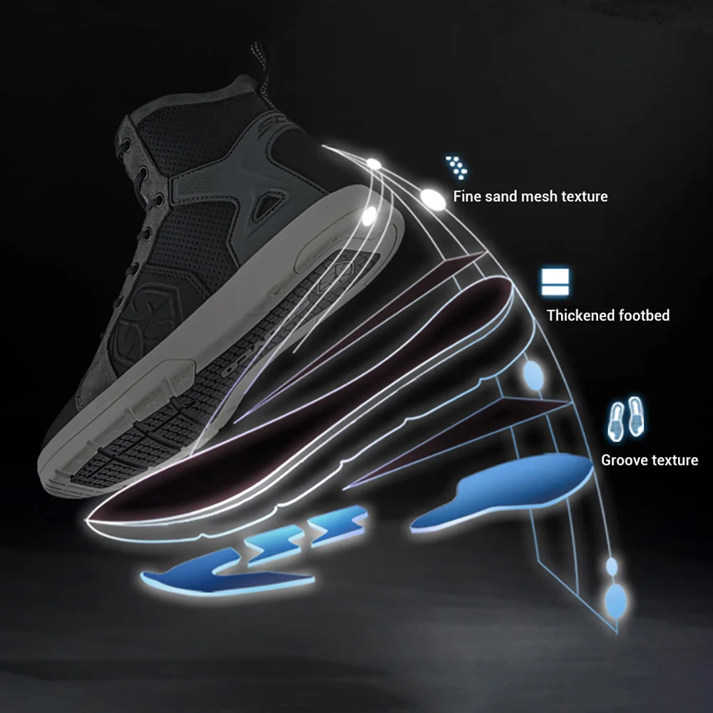 SCOYCO/мотоботы Мужская повседневная Водонепроницаемая дышащая обувь для верховой