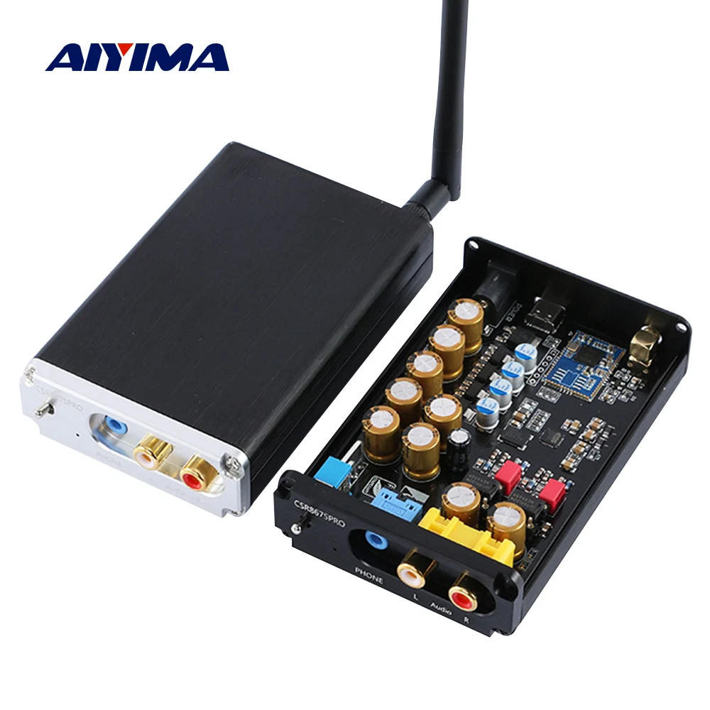Беспроводной аудиоприемник AIYIMA CSR8675 APTX HD Bluetooth 5 0 ES9018K2M LDAC DAC декодирование 24BIT TWS 3
