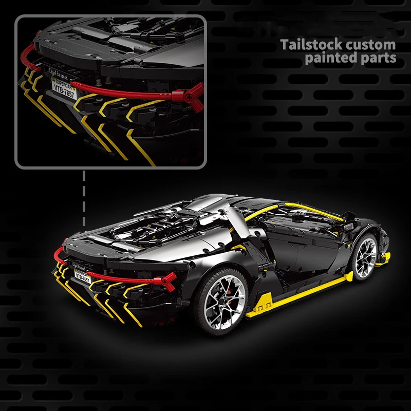 В оригинальной коробке Lamborghining 100 года Centenario hypercar Corvetted Centennial Cow Super Racing Car Model
