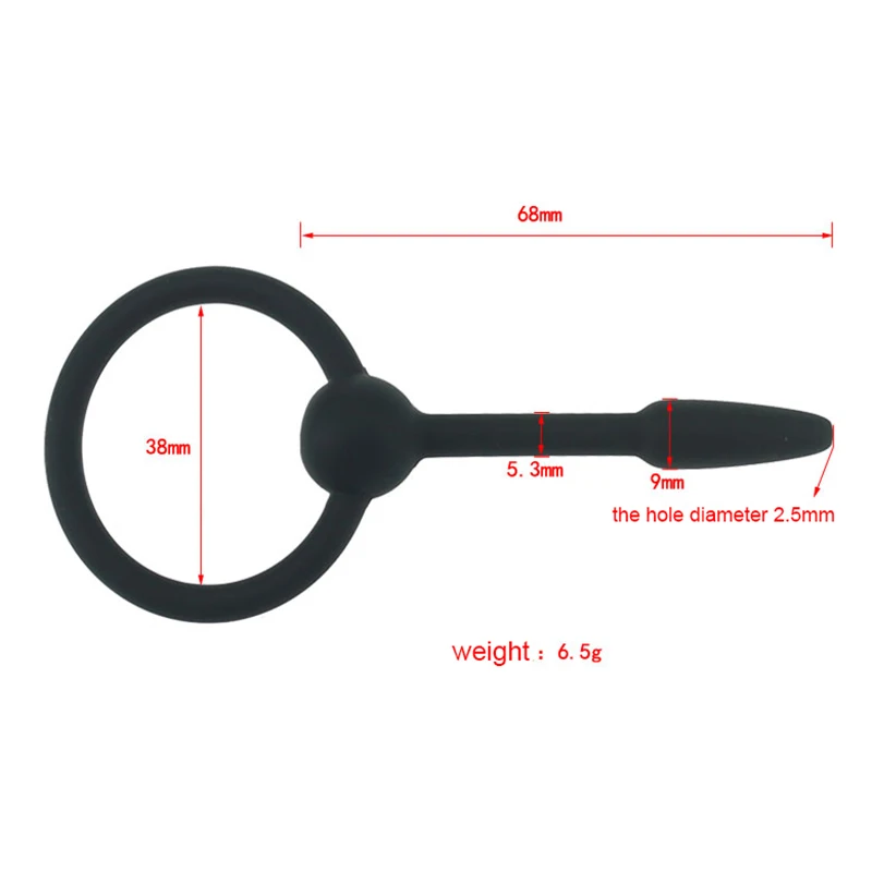 Уретральный уретральный расширитель Силиконовая пробка для пениса карандаш