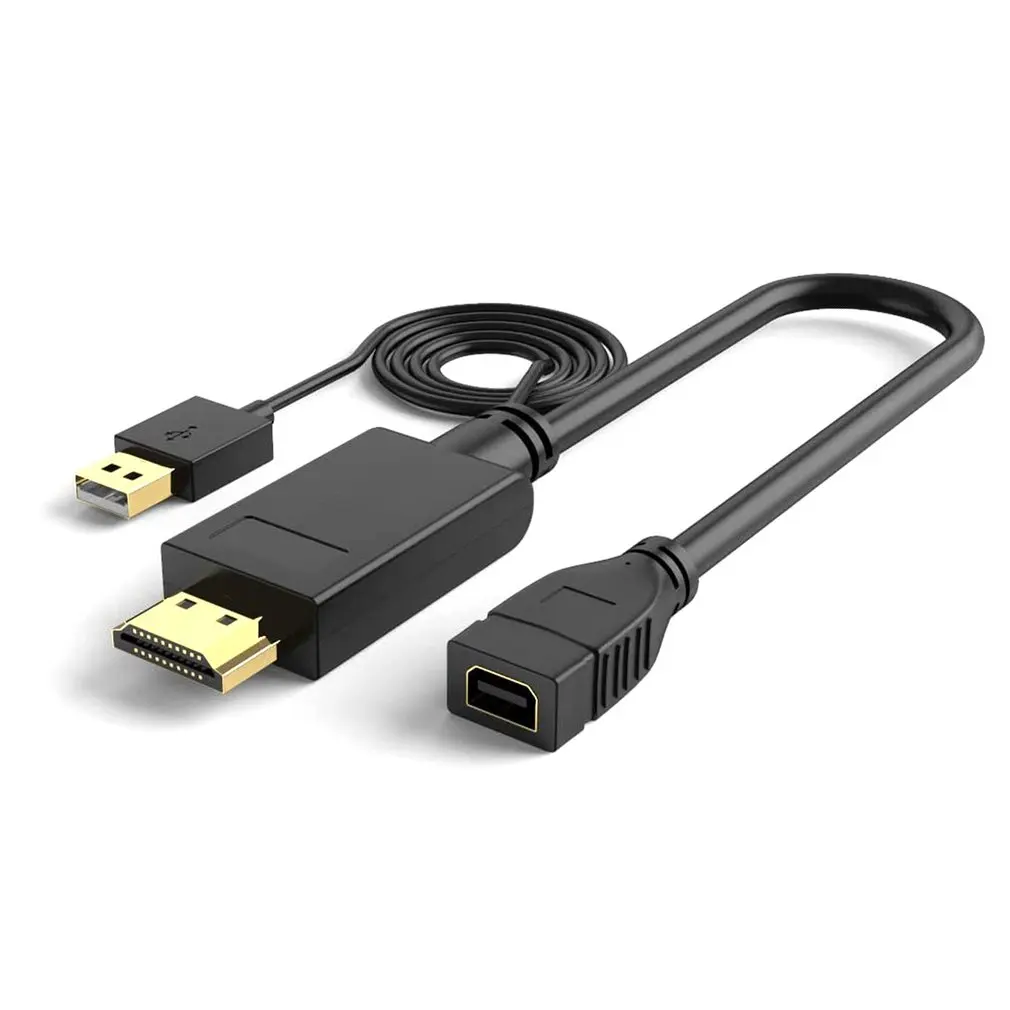 

Адаптер HDMI-совместимый с видеокабелем Mini Dp4k60hz, позолоченные проводники, устойчивые к коррозии