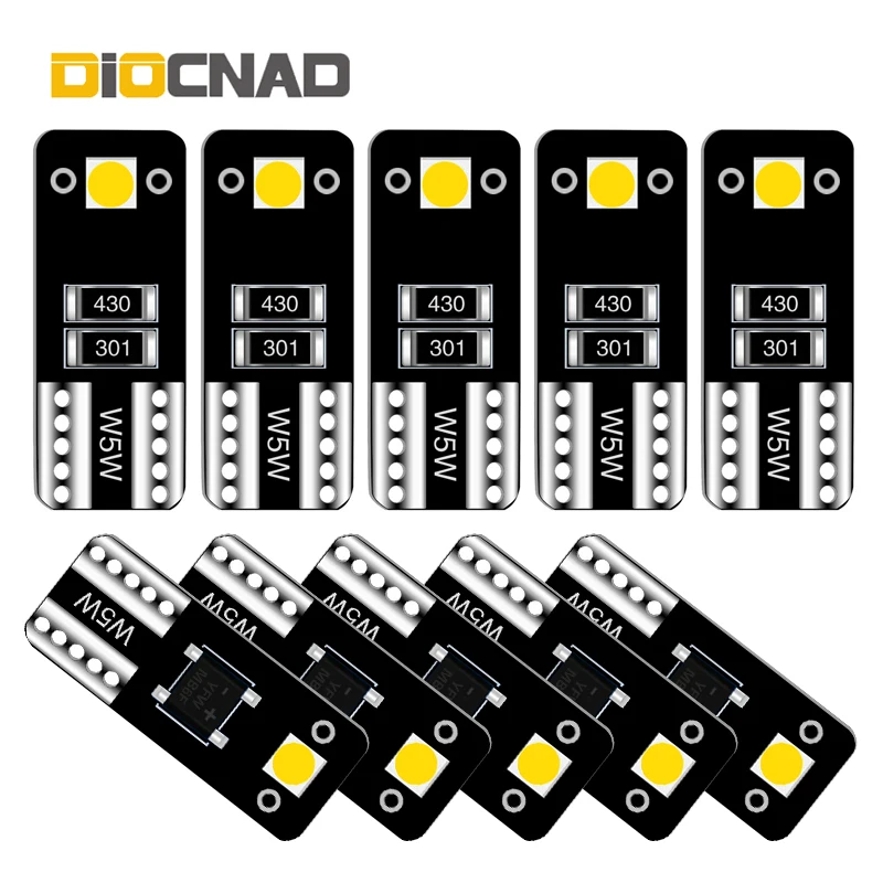 

10pcs W5W T10 Car LED Interior Light Bulb Lamp For honda civic fit crv accord 8 jazz Insight Odyssey swift jimny grand vitara