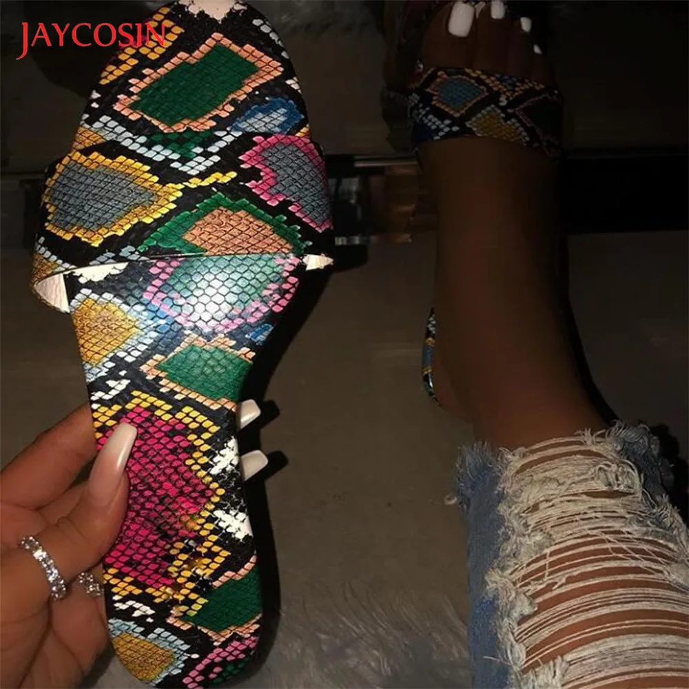Jaycosin 2020 Новинка женские летние Нескользящие сандалии модная зеленая Белая обувь