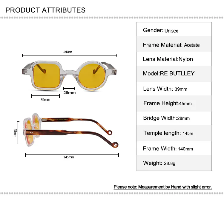 

Vintage Acetate Square Round Sunglasses Men Driving Fishing Frame High Quality Mirrored UV400 Polarized Sun Glasses Women