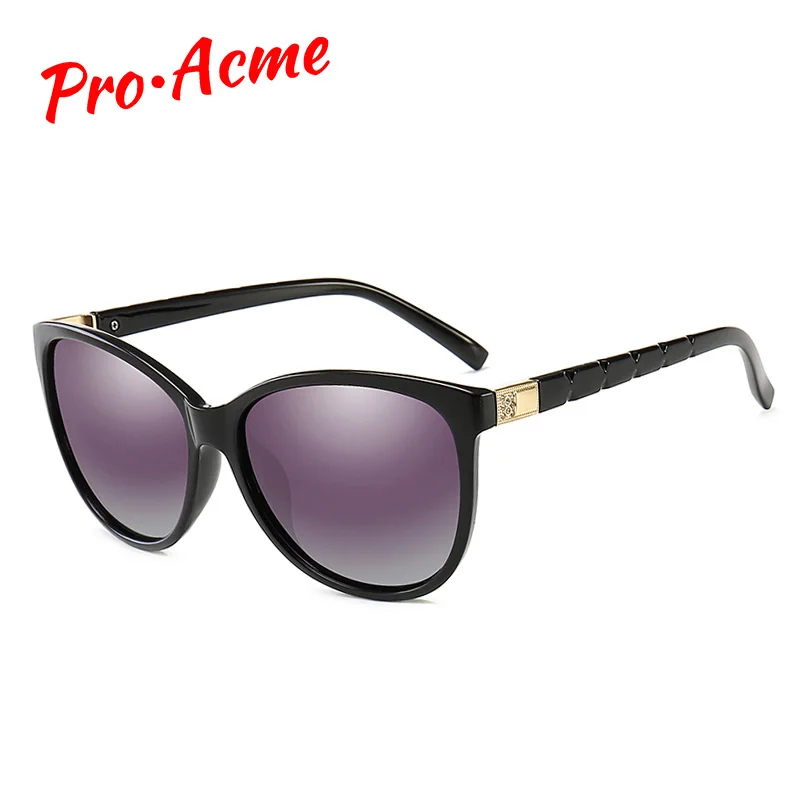 Pro Acme, женские солнцезащитные очки кошачий глаз, поляризационные, женские, Ретро стиль, кошачий глаз, солнцезащитные очки, оттенки для женщин, lunette soleil femme, UV400, PA1262