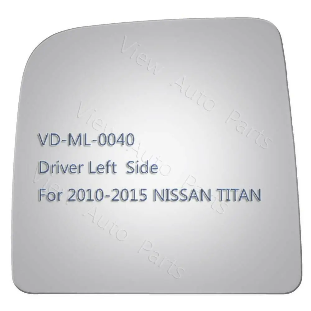 

Replacement Mirror Glass for 2010-2015 NISSAN TITAN Driver Left Side