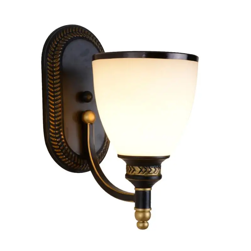 Винтажная железная художественная стена декоративный настенный светильник