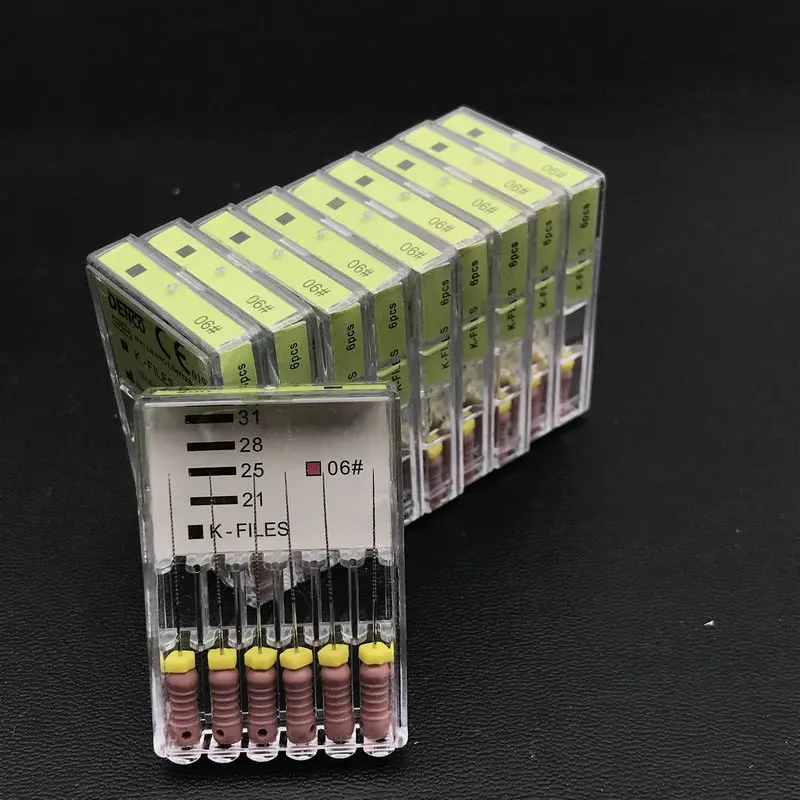10 коробок эндододонтические K файлы для корневого канала (Ручное использование)