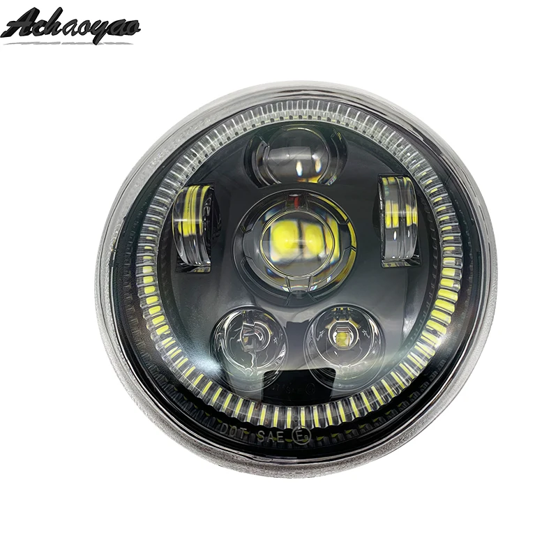 Headlight Motorcycle accessories LED moto motocross Halo Ring DRL For V Rod VROD VRSCA VRSC V-Rod Muscle CVO Headlamp | Автомобили и