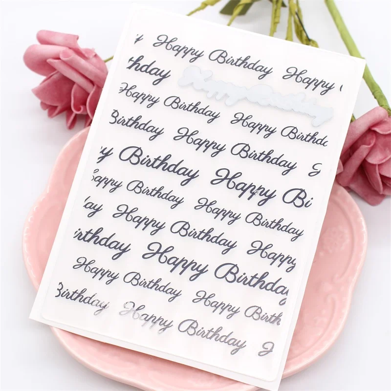 KSCRAFT штамп для вырезания на день рождения и рельефный альбом рукоделия