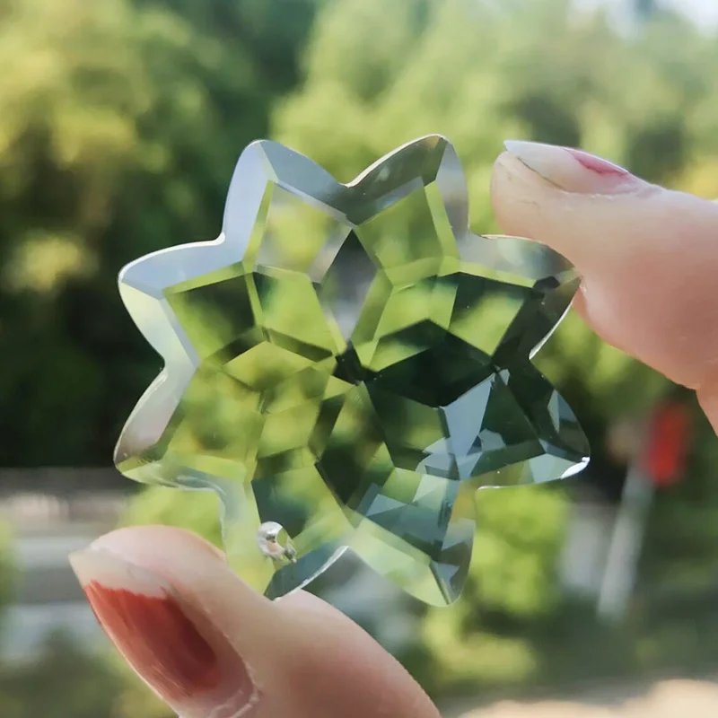 Новая прозрачная восьмиугольная хрустальная люстра хрустальные призмы