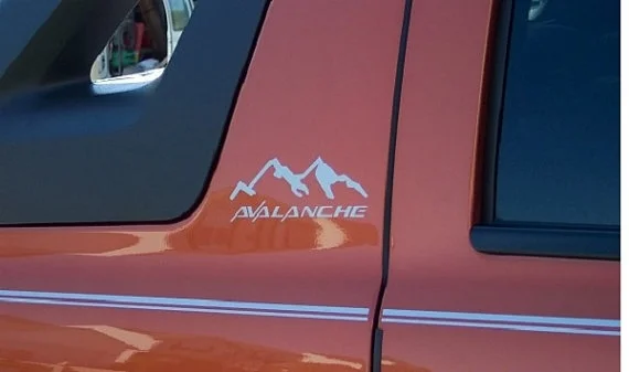 Для автомобиля Наклейка Chevy Avalanche &quotC&quot Piller наклейки Chevrolet 1500 2500HD набор из