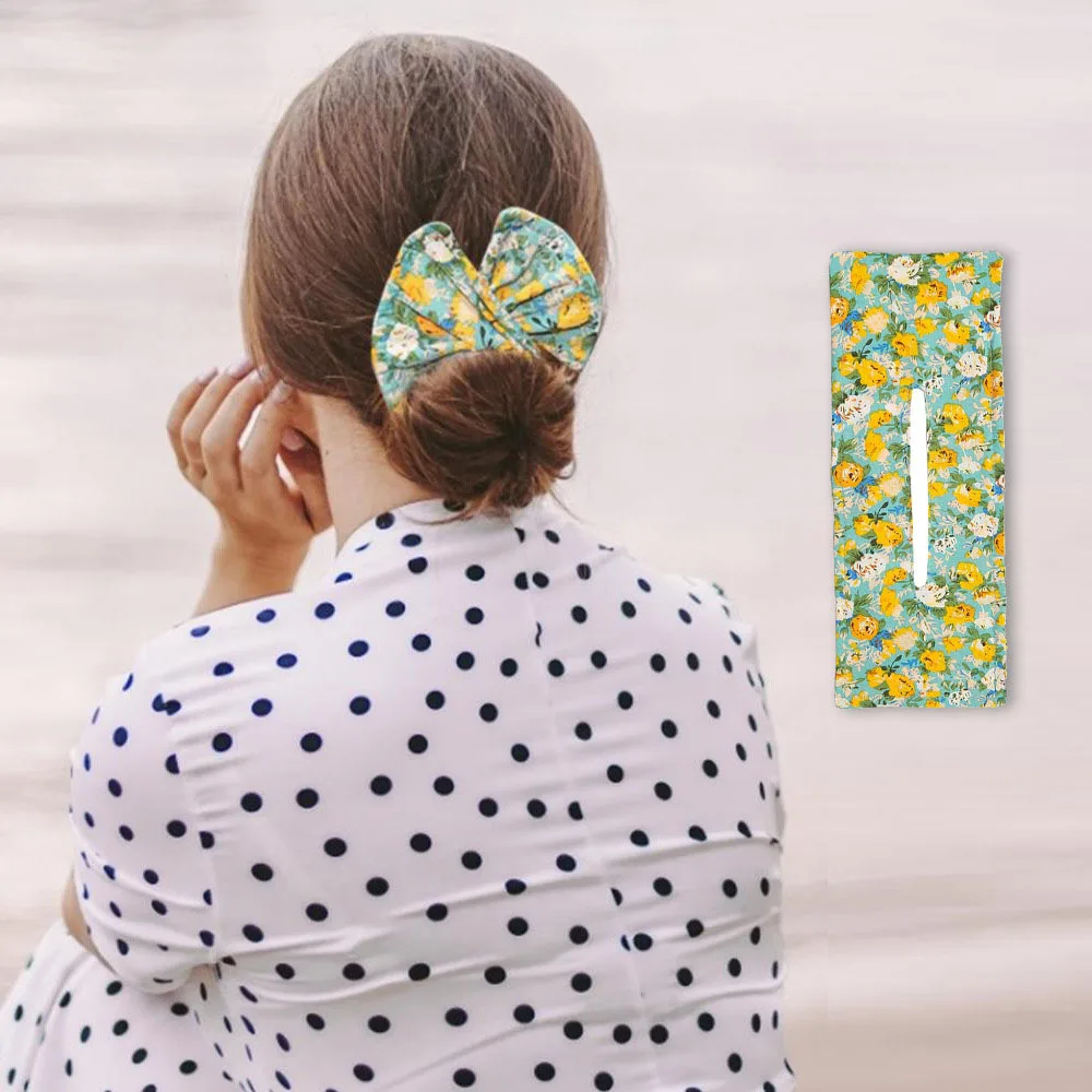 

1pc Hair Circle Hairpins Bun Hairstyle French Twist Women Girls Summer Scrunchies Cloth Magic Clips Hair Styling Bun Maker Tools