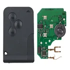 3-кнопочный пульт дистанционного управления megane 2 с чипом pcf7926 PCF7947 с логотипом без логотипа для ключа Renault Megane II