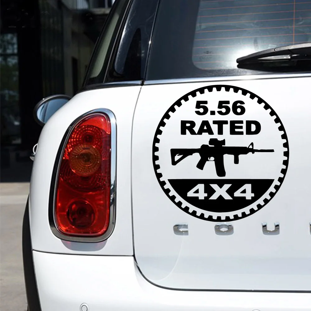 

Cartoon 4x4 Car Decal Funny Decal Car Window Decoration Vinyl Stickers Motorcycle Accessories