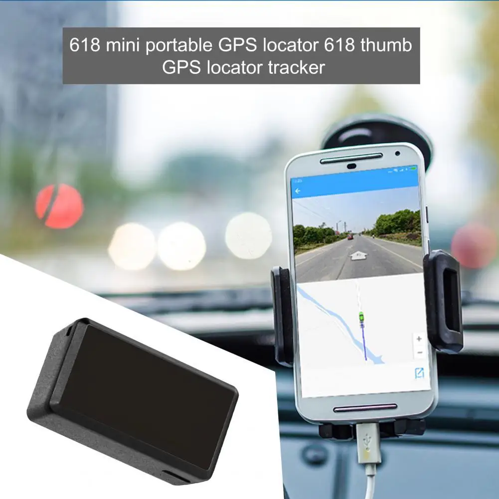 

50% Hot Sales GF-618 Portable Mini GPS Tracker Real-time GPS Locator Tracking Device for Cars