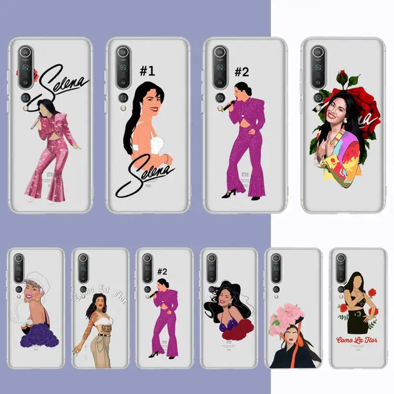 

Selena quintanilla Top Latin artist 90s Phone Case For Redmi Note 5 7 8 9 10 A K20 pro max lite for Xiaomi 10pro 10T