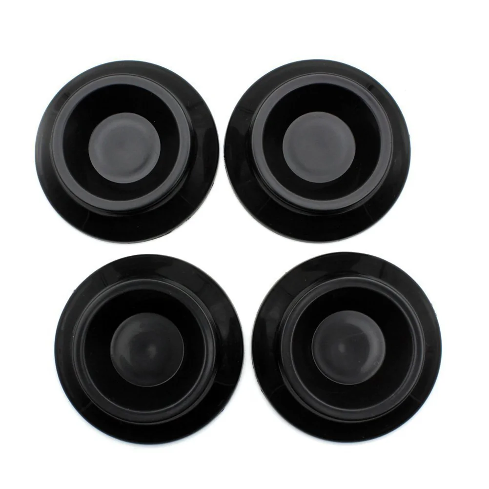 

4pcs Piano Caster Cups Gripper Set with Sturdy Load Bearing for Upright Vertical Piano (Black)