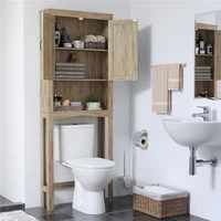 bathroom cabinet ultra thin space saving toilet cabinet furniture accessories wooden cupboard shelf cosmetictowel storage rack