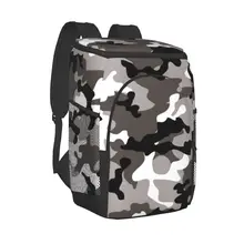 Picnic Cooler Backpack Camouflage Grey Waterproof Thermo Bag Refrigerator Fresh Keeping Thermal Insulated Bag