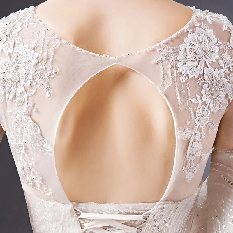 

7017 wedding dress 2020 vestido de novia women mariage sukienka na wesele guest muslim civil longo luxury princesse civil robe