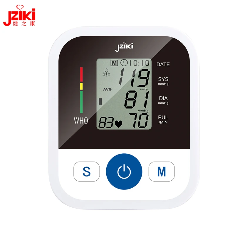 

Automatic Voiceless Blood Pressure Monitor for Upper Arm Electronic Digital Sphygmomanometer For Medical Rescue