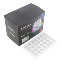 10pcsbox disposable tattoo ink tray pigment holder eyelash extension glue holder tattoo ink palet for tattoo accessories