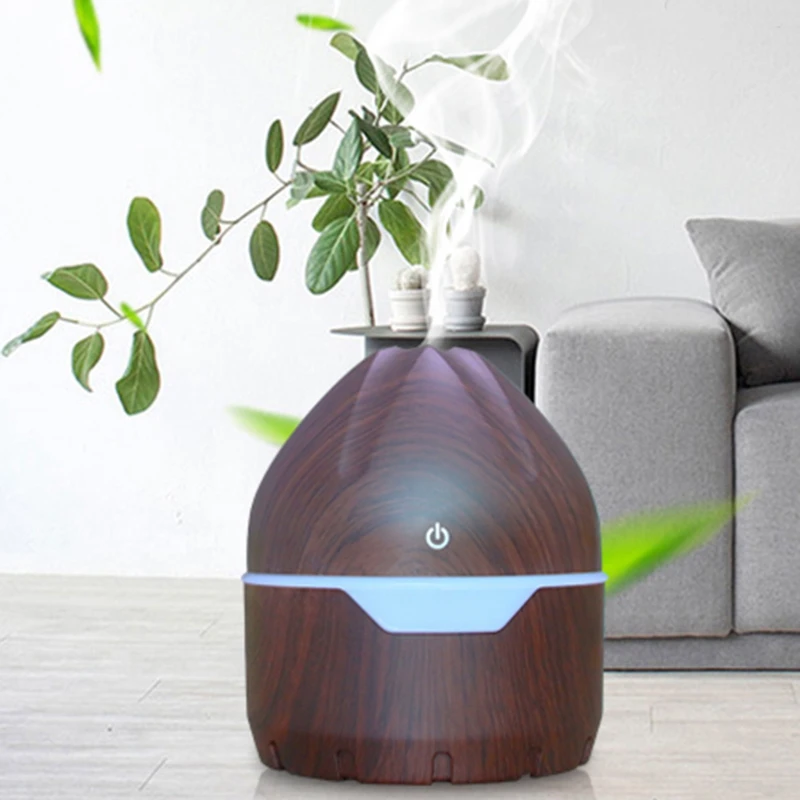 

Electric Aroma Air Humidifie Wood Ultrasonic Air Humidifier Essential Oil Aromatherapy Cool Mist Maker for Home