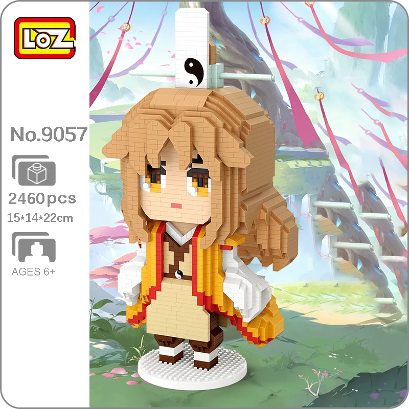 

LOZ, 9057, Китай, древний строительный меч, воин, монстр, модель мальчика, сделай сам, 3D мини-блоки, кирпичи, строительные игрушки для детей, без коробки