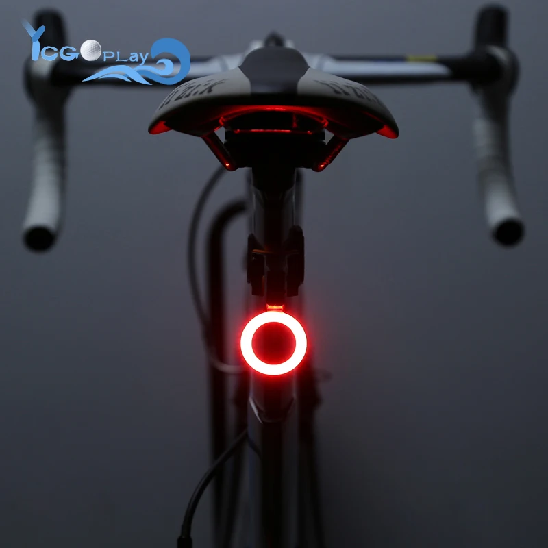 

NEW Red Led Rear Light Bicycle High-visibility Taillights USB Rechargeable Mountain Bike Lamp Waterproof Cycling Warning Lamp