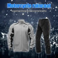 sulaite reflective motorcycle rain suit motorbike cycling waterproof rain jacket pants with shoe covers rainy day outfits
