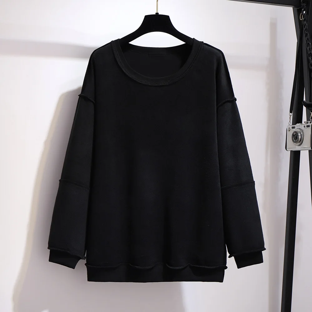 Новинка осенне-зимняя женская одежда большой пуловер с длинным рукавом