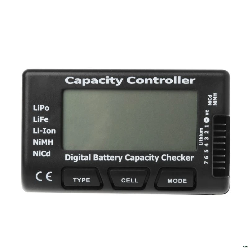 

RC CellMeter-7 Digital Battery Capacity Checker For Nicd NiMH LiPo LiFe Li-ion