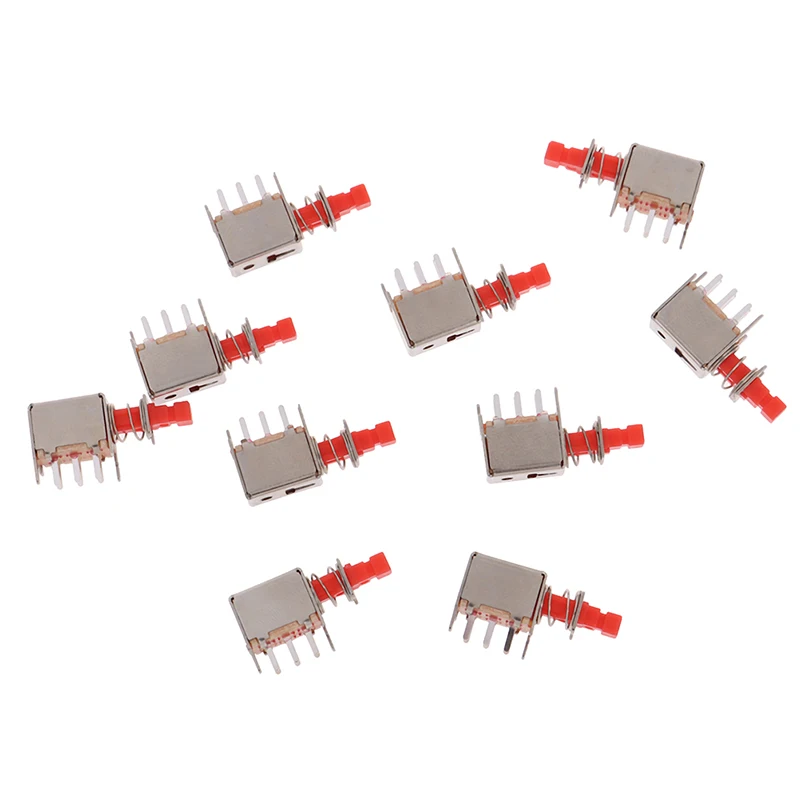 10 шт. Новый PS 22F03 правый угол PCD Мгновенный кнопочный переключатель с Кепки 6