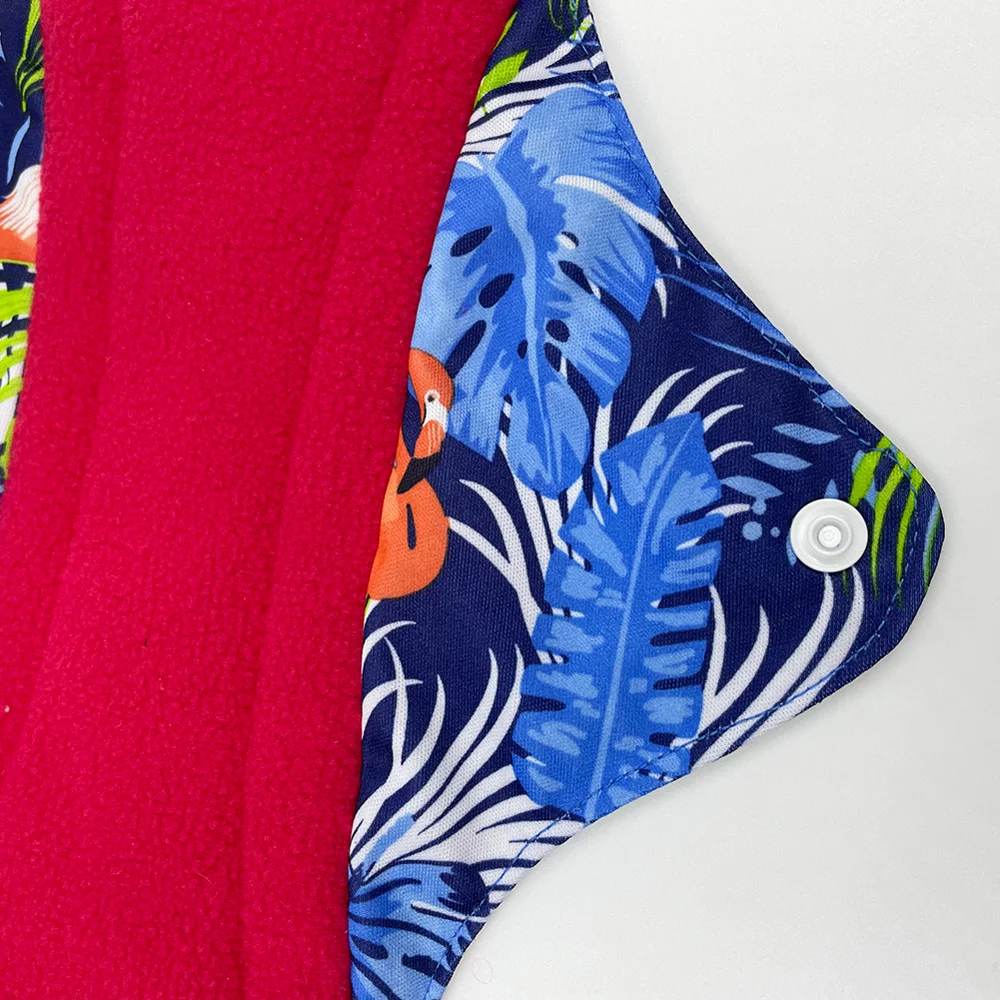 1 шт. многоразовые красного цвета из микрофлиса внутренней прокладки мягкий и