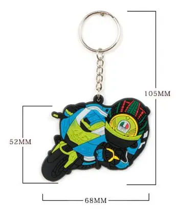HobbyLane мотоциклетный шлем Модель брелок Брелок резиновая цепочка для ключей Gp Racing