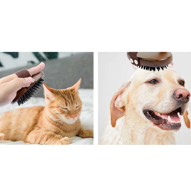 

Pet Dog Cat Bath Brush Comb Rubber Glove Hair Fur Grooming Massaging Massage Pin Pet Shower Dog Brush Pets Supplies