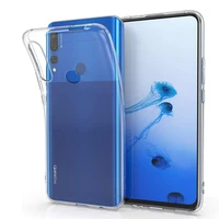 clear case for huawei y9 prime 2019 transparent tpu soft ultra thin full cover protective back case cover