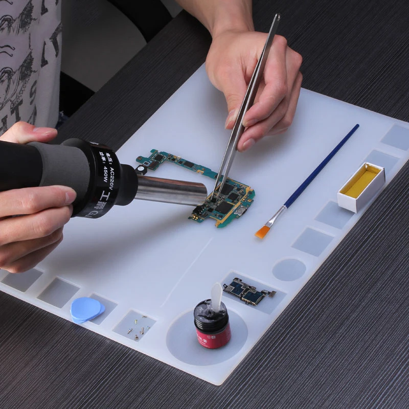 Термостойкий силиконовый ремонтный паяльник термопистолет для телефона