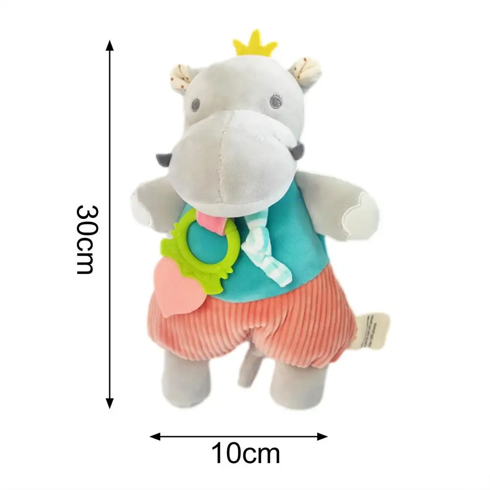 

Baby Infant Soothe Appease Towel With Teether Cartoon Plush Toys Appease Dolls For Newbrons Soft Stuffed Comforting Towel