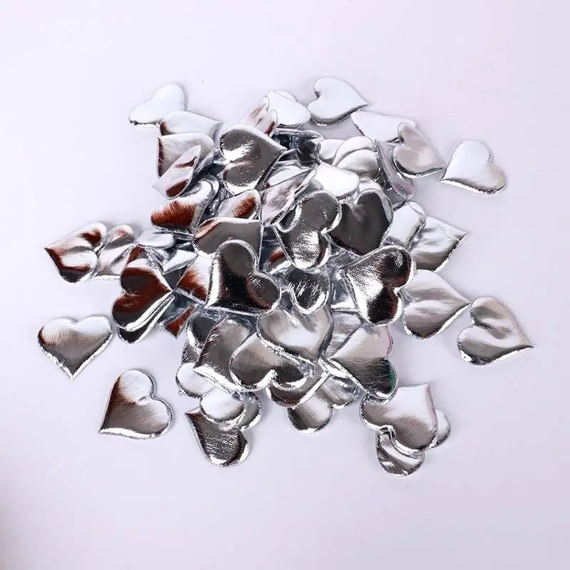 

100Pcs 3.5cm Bronzing Sponge Heart Shaped Confetti Throwing Petals Christmas Wedding Marriage Party Decor Home Decor DIY Fillers